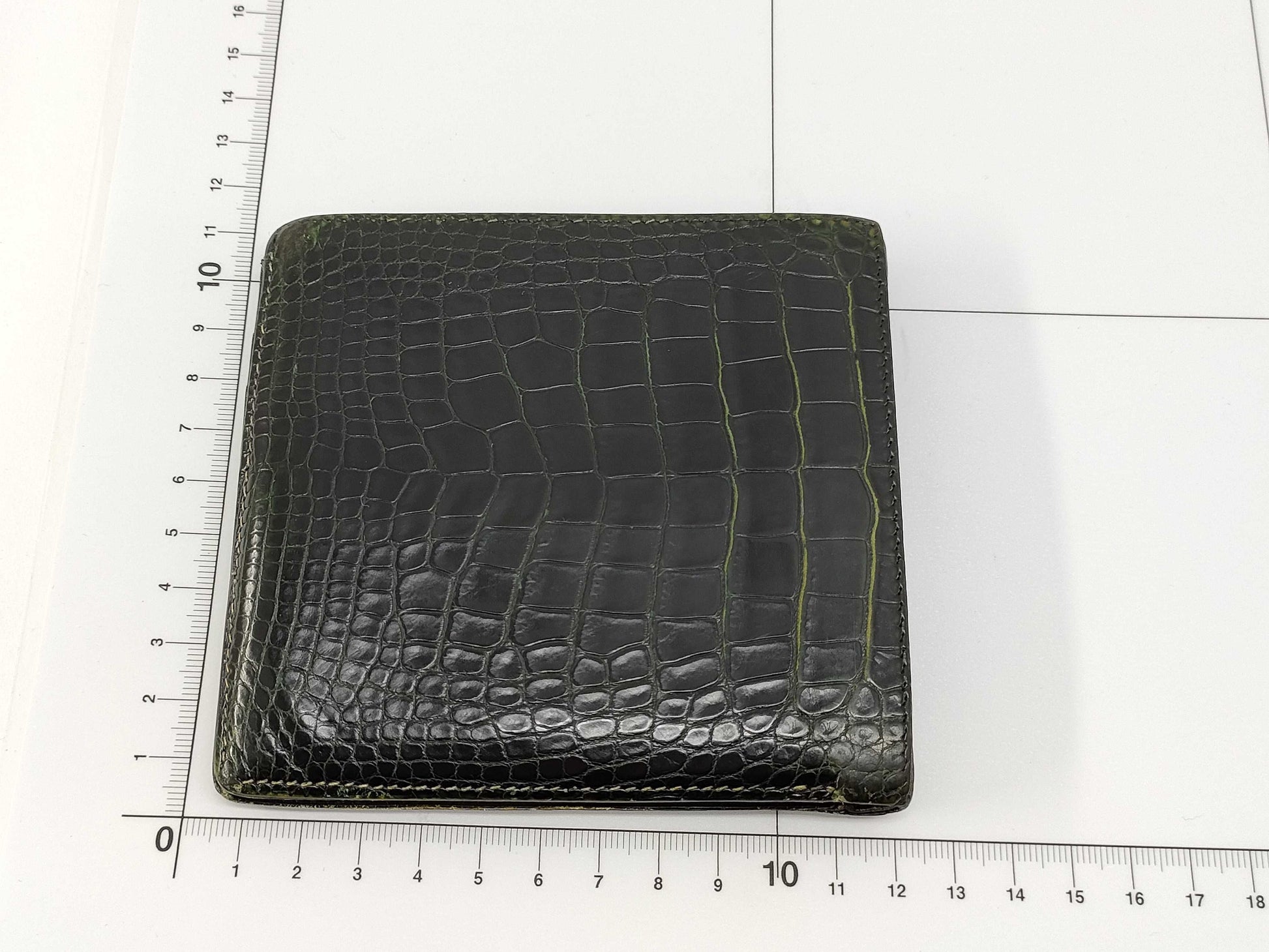 HERMES Alligator MC2 Copernicus Bifold Wallet