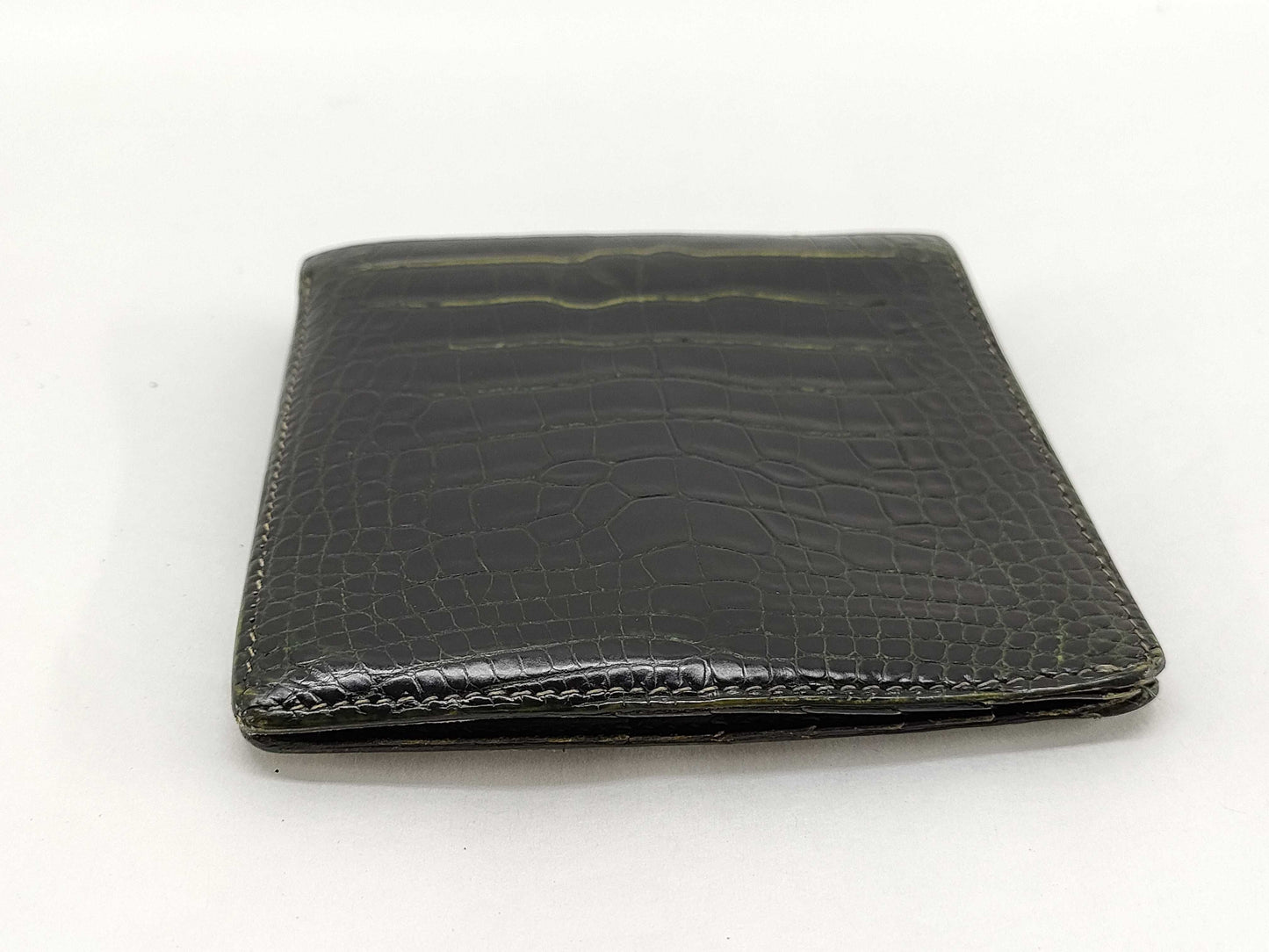 HERMES Alligator MC2 Copernicus Bifold Wallet