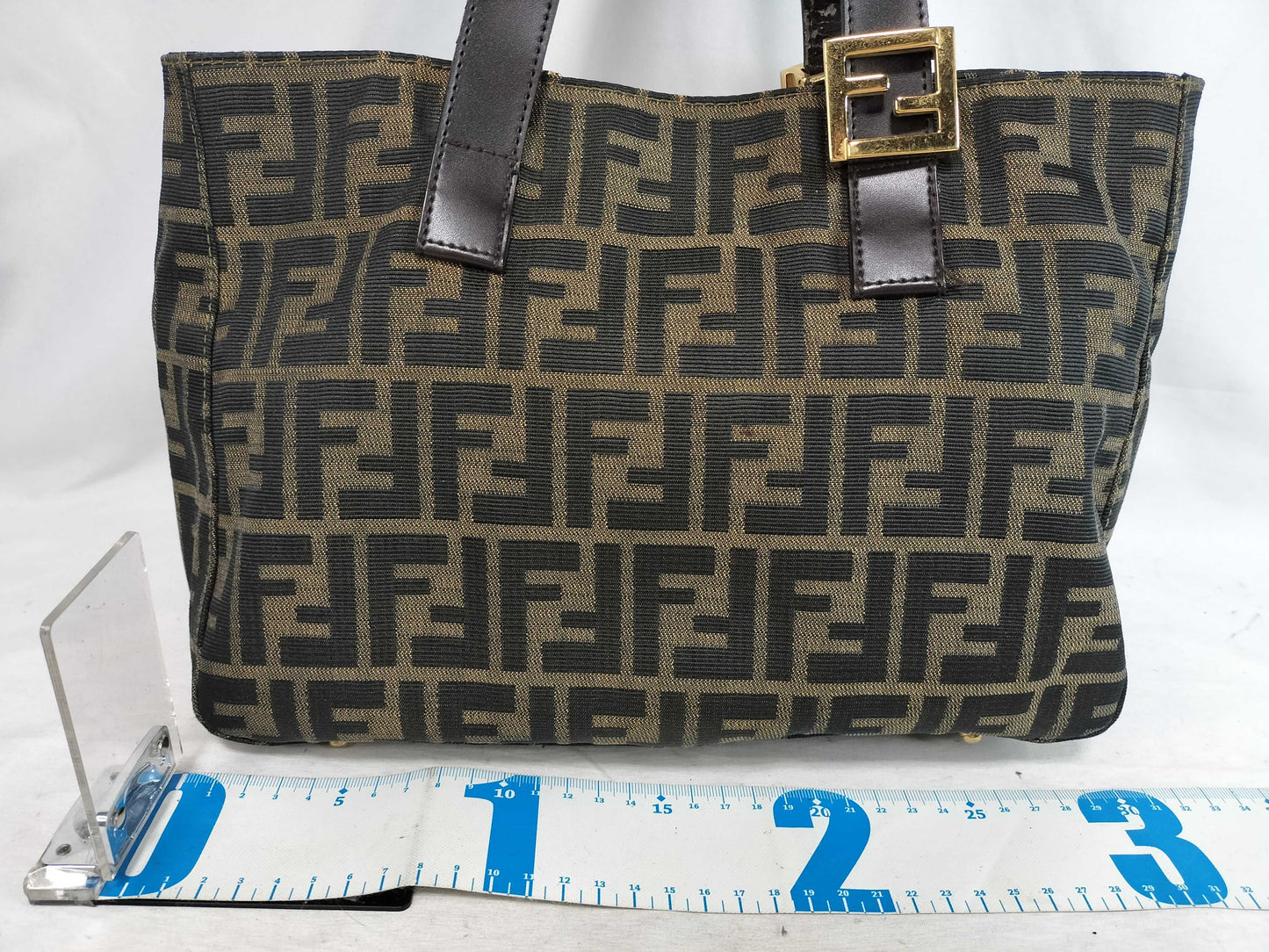 FENDI Zucca Pattern X4 FENDI Zucca Zucchino Handbag Handbag