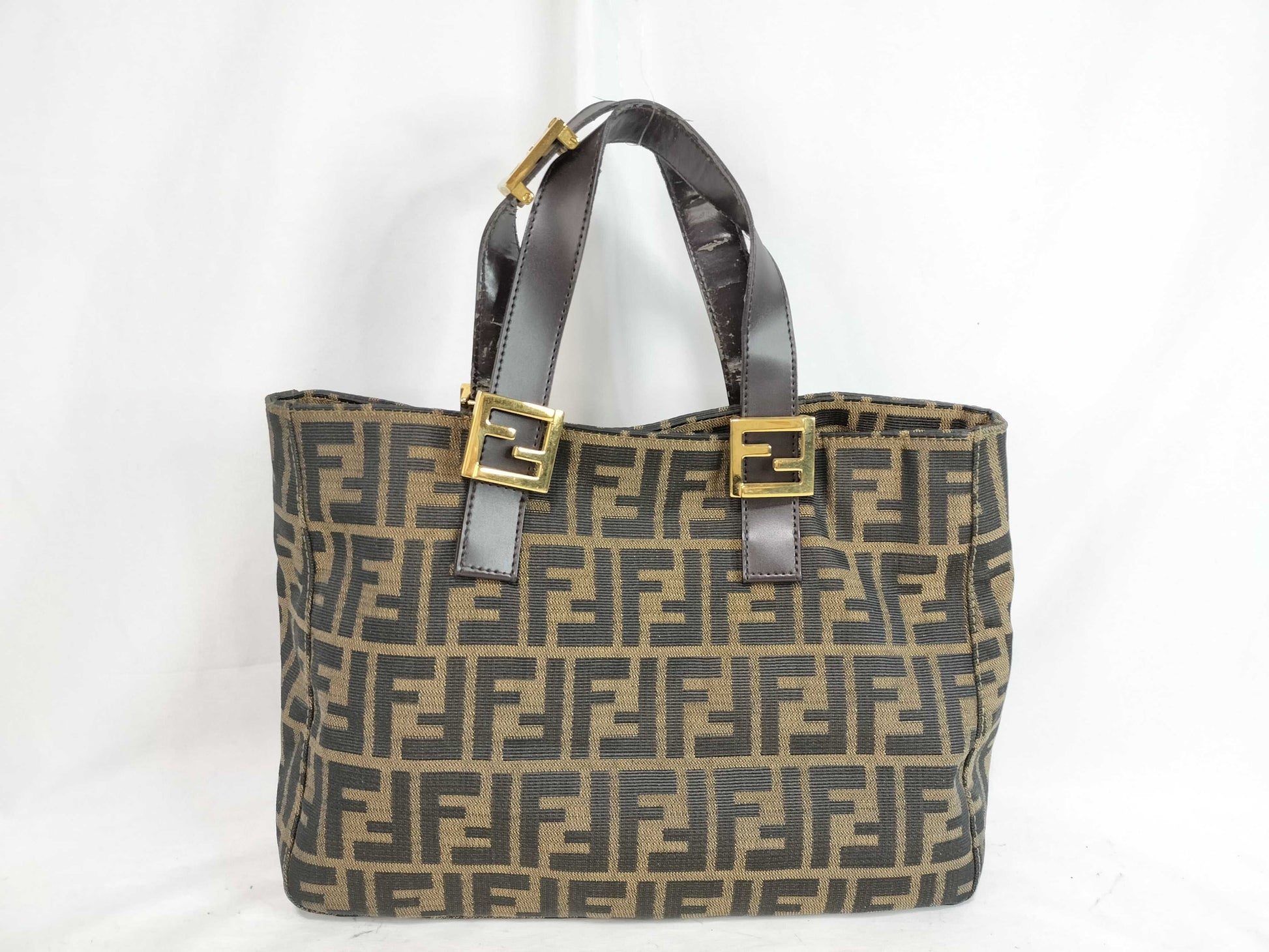FENDI Zucca Pattern X4 FENDI Zucca Zucchino Handbag Handbag