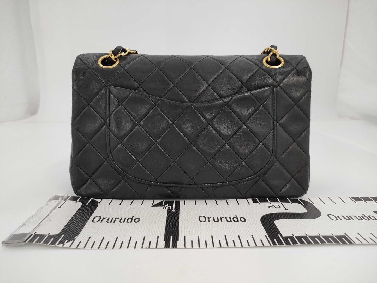 CHANEL Matlasse 23 Lambskin Double Flap Double Chain Shoulder Bag G Fittings Black 1st Generation [With Sticker / Card] Shoulder Bag Shoulder Bag
