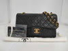 CHANEL Matlasse 23 Lambskin Double Flap Double Chain Shoulder Bag G Fittings Black 1st Generation [With Sticker / Card] Shoulder Bag Shoulder Bag
