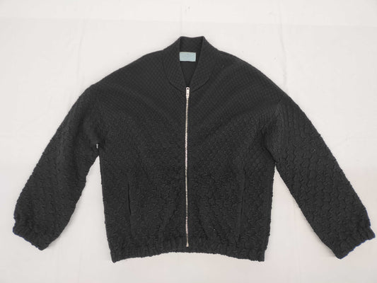 PRADA Prada Knit Blouson Black Unisex Size 38 Jacket