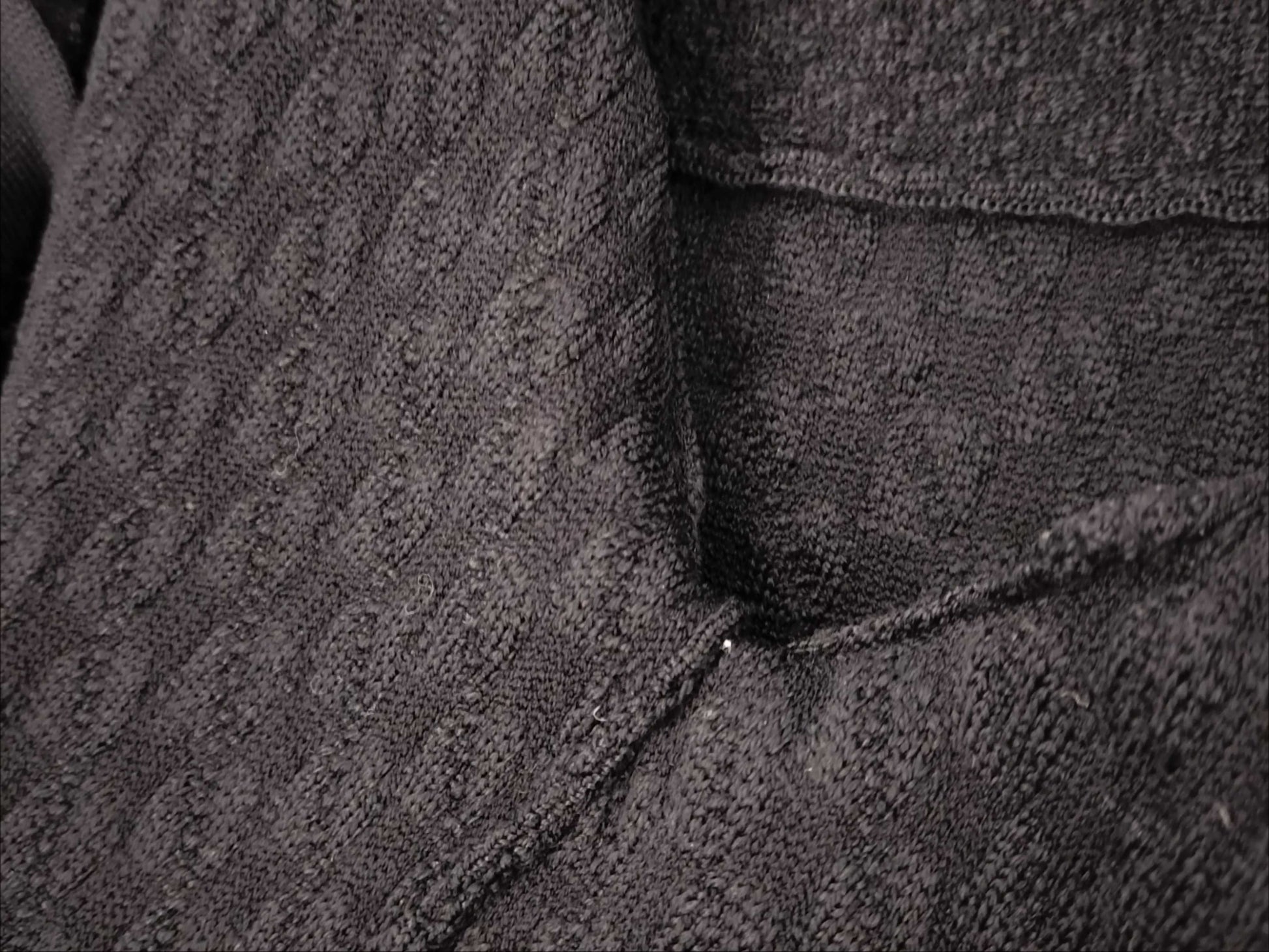 PRADA Prada Knit Blouson Black Unisex Size 38 Jacket