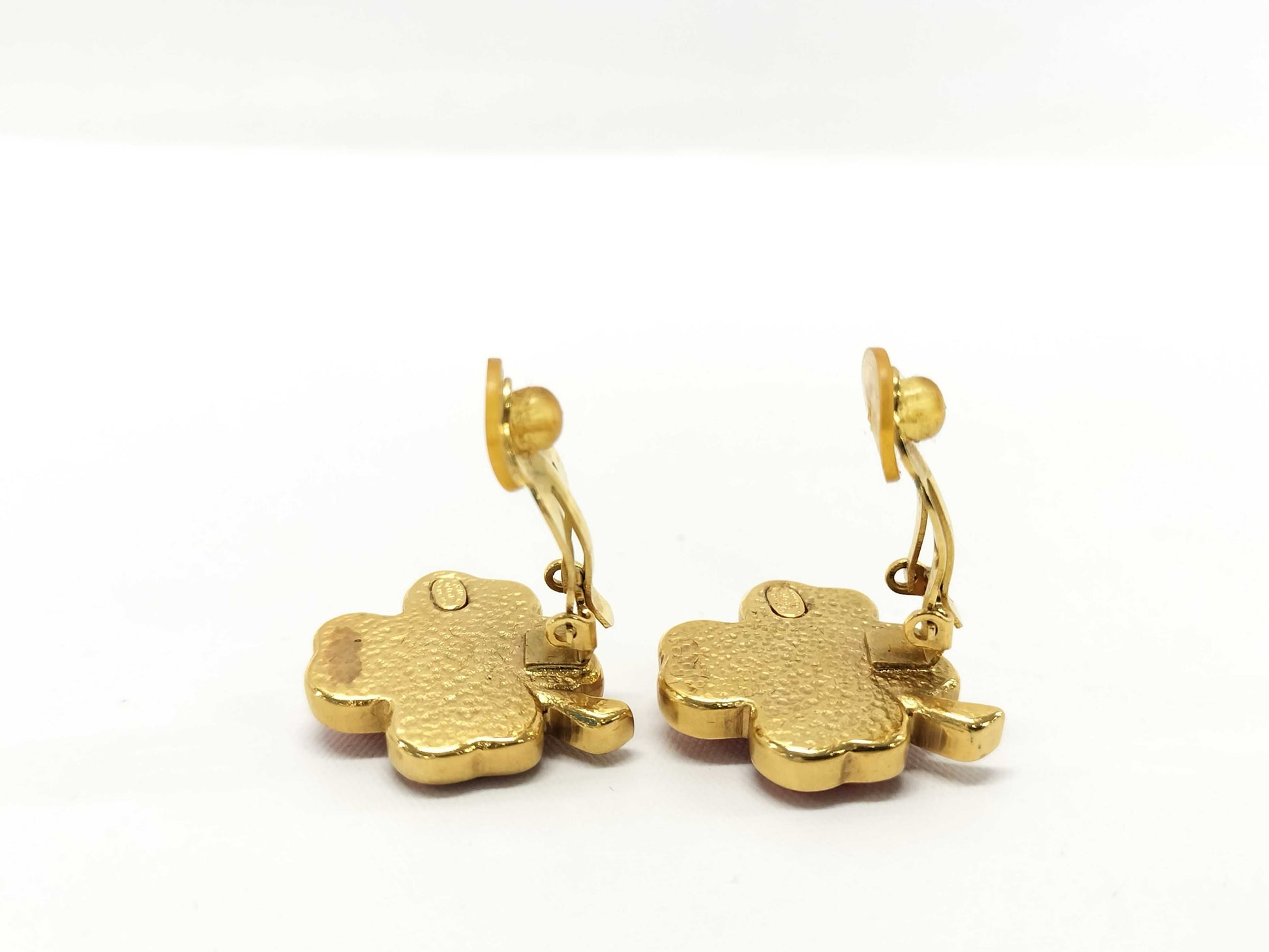 CHANEL CHANEL Earrings 03P Clover Coco Mark Earrings