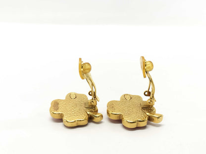 CHANEL CHANEL Earrings 03P Clover Coco Mark Earrings