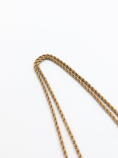 Dior necklace logo gold necklace