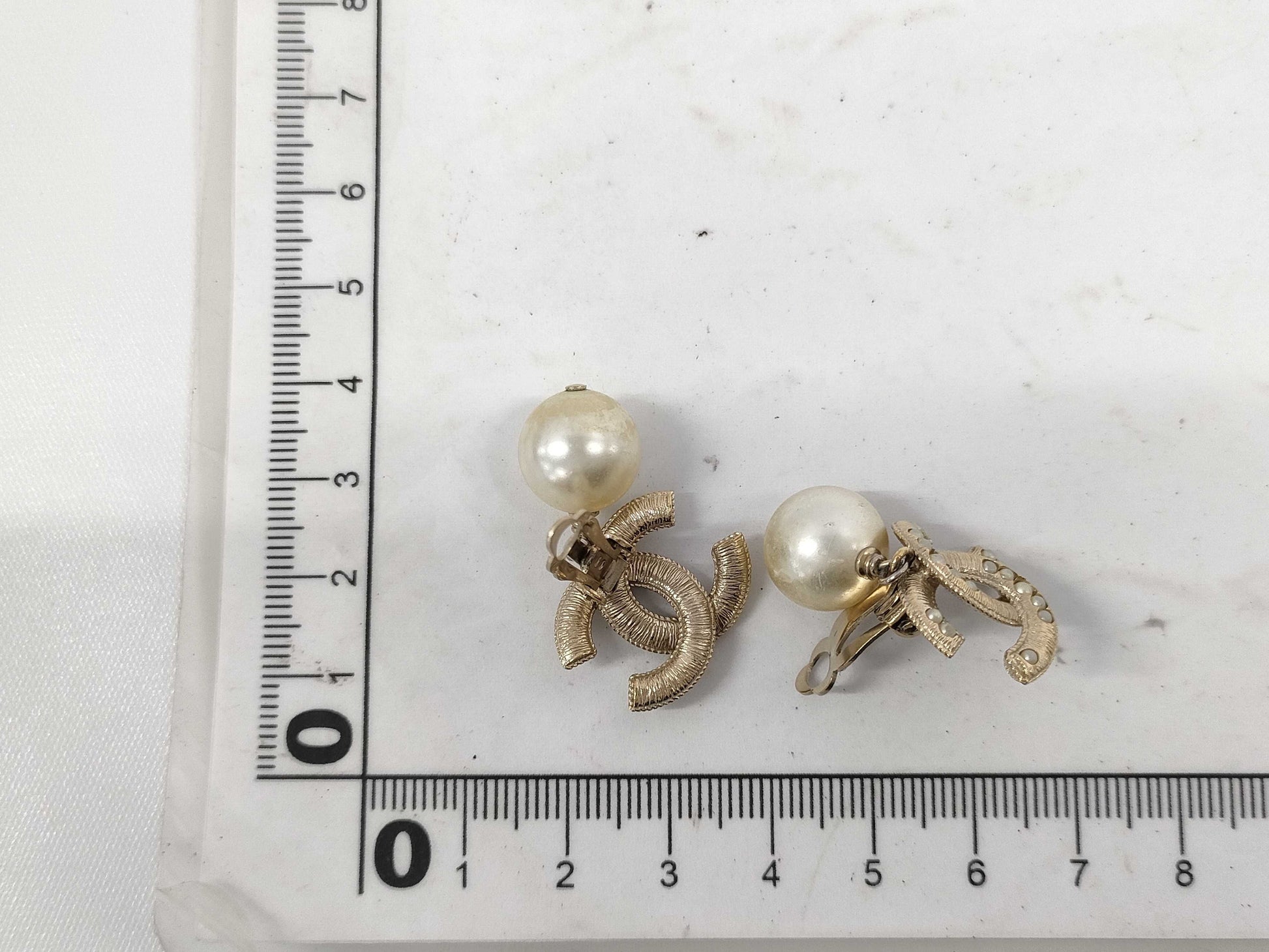 CHANEL CHANEL Earrings Pearl Coco Mark Swing B16P Earrings
