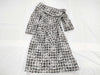 CHANEL CHANEL Dress P49151V35968 Size 34 Mixed Tweed Dress with Crystal Buttons