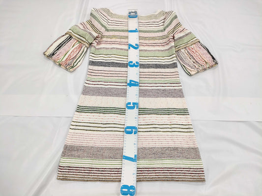 CHANEL CHANEL Dress P31058 07P #34 Multicolor Chain Decorated Balloon Sleeve Dress