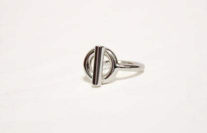 HERMES Croisette Ring, Silver, #48, 9.0g