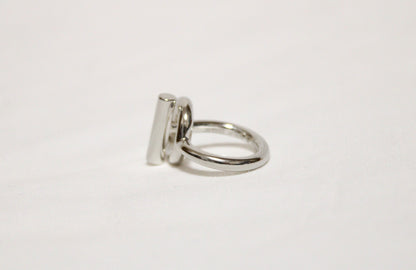 HERMES Croisette Ring, Silver, #48, 9.0g