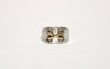 HERMES Mexico Ring, 925 Sterling Silver and 750 Gold, #53