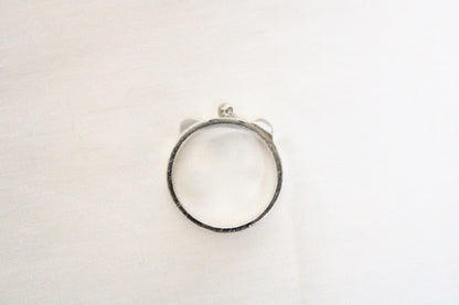 HERMES Collier de Chien Ring, Silver, #56, 4.5g