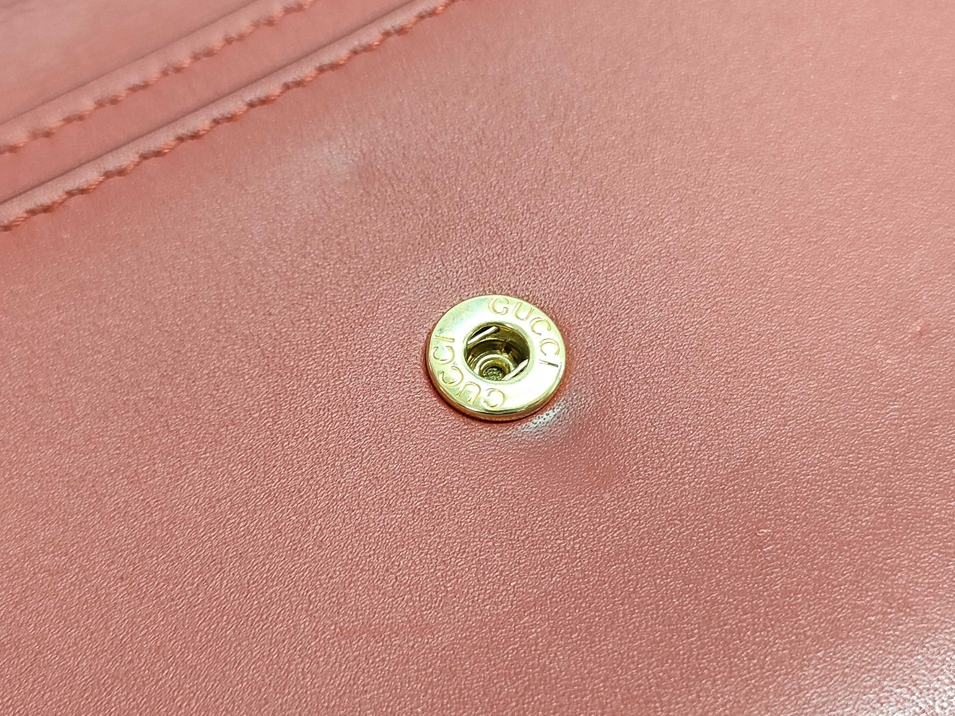 GUCCI 476084 Leather Sylvie Continental Wallet