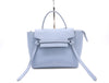 CELINE Leather Belt Bag Nano 2WAY Bag Blue Grey Handbag