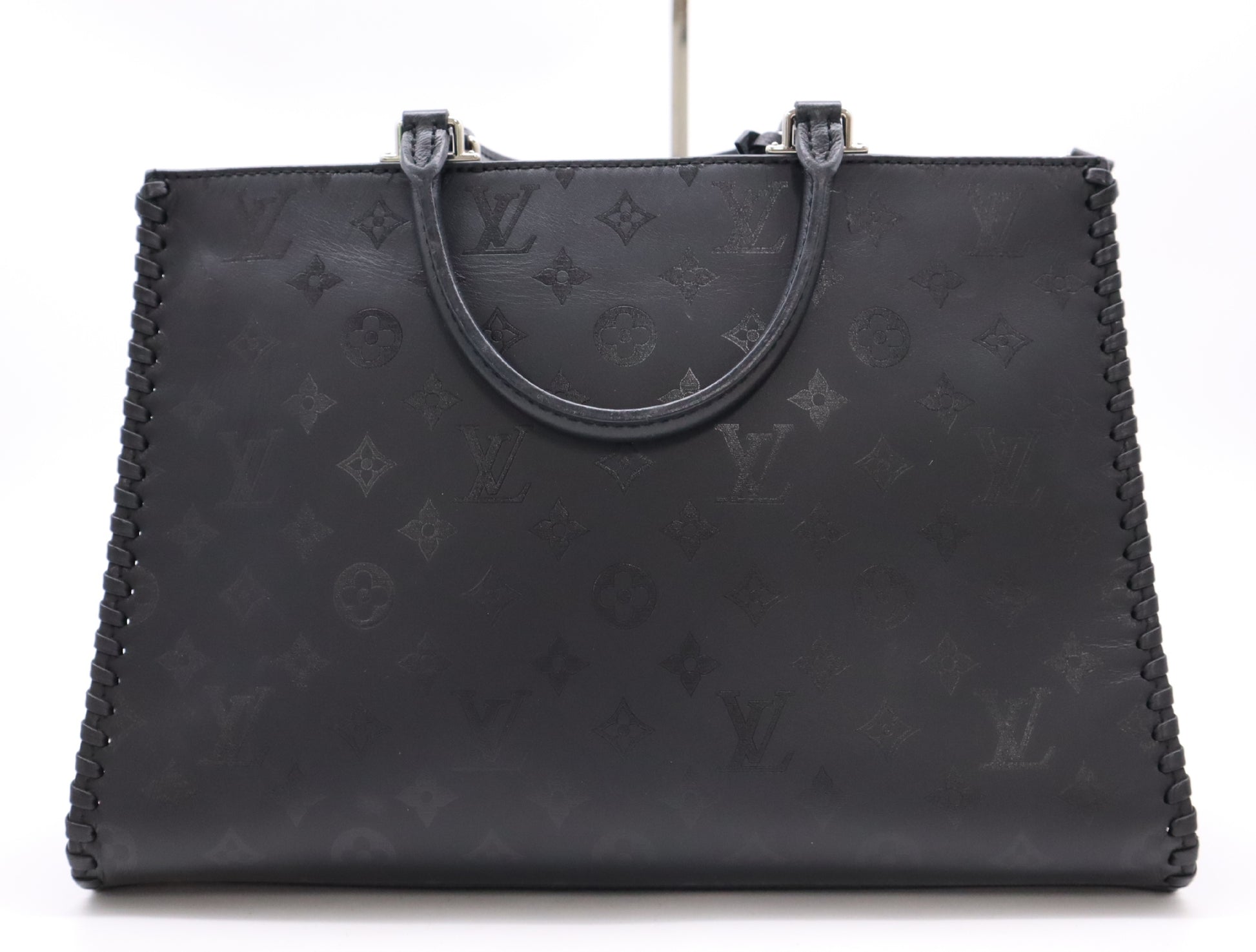 LOUIS VUITTON M54147 Monogram Verly Zip Tote Noir Cadena Key x2 Crochette with Shoulder Strap and Storage Bag RFID Responsive Tote Bag