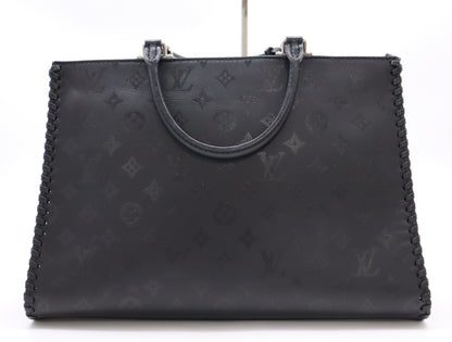 LOUIS VUITTON M54147 Monogram Verly Zip Tote Noir Cadena Key x2 Crochette with Shoulder Strap and Storage Bag RFID Responsive Tote Bag