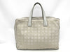 CHANEL New Travel Line Briefcase, Nylon, Silver Hardware, Gray, Seal, 8604292, Business Bag