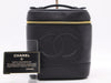 CHANEL Caviar Skin Vanity Black Card 4201305 Pouch