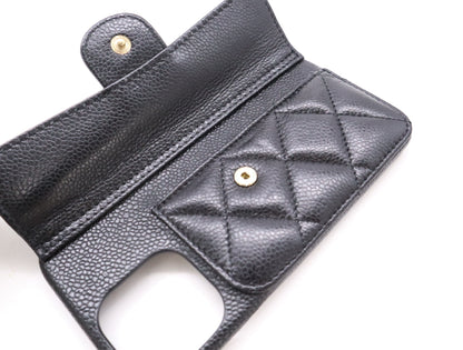 CHANEL Caviar Skin iPhone 13 Case Matlasse Cocomark Other Accessories