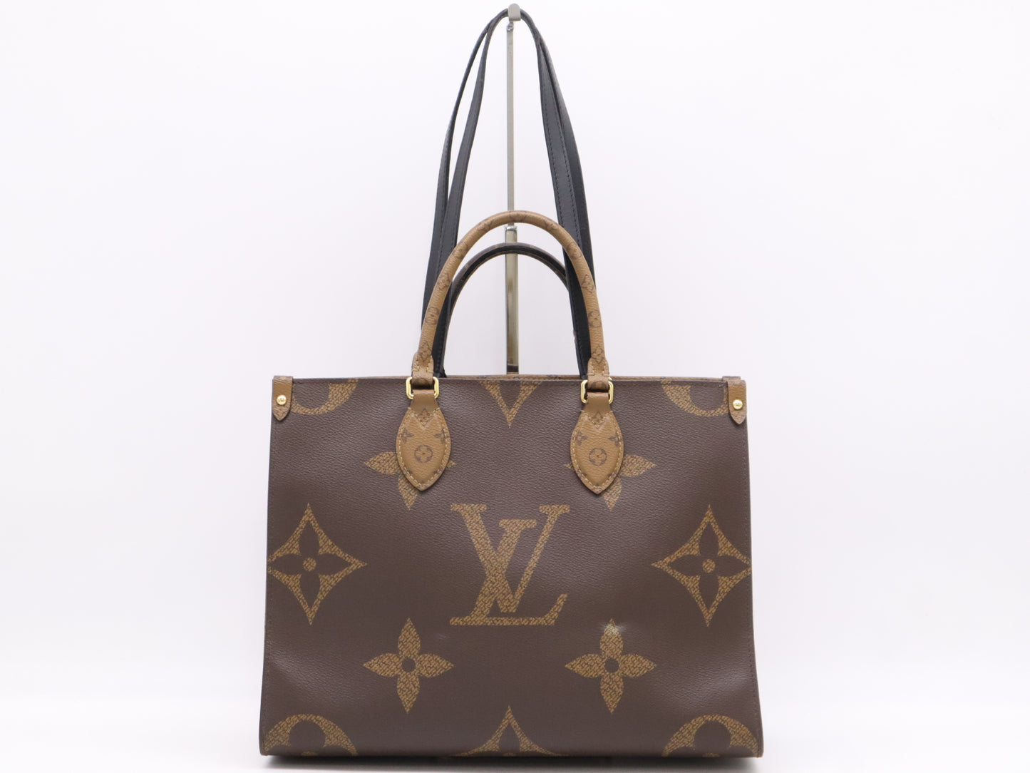 LOUIS VUITTON M45321 Reverse On-the-Go MM Tote Bag