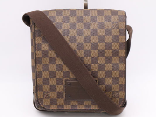 LOUIS VUITTON N51210 Damier Brooklyn PM Shoulder Bag