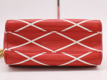 LOUIS VUITTON M50118 Twist PM Rouge Bron Shoulder Bag