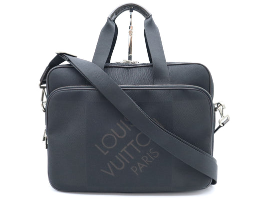 LOUIS VUITTON N58038 Associe PM Noir Business Bag with Shoulder Strap
