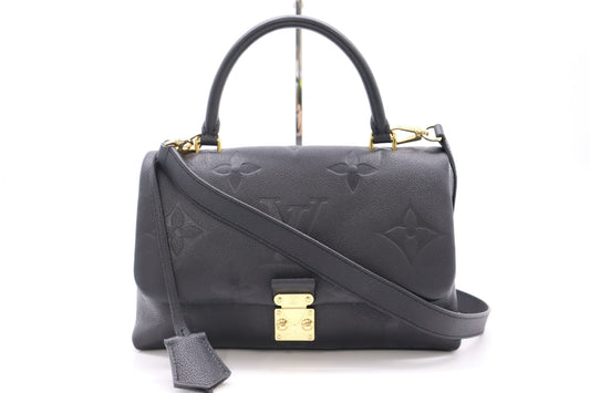 LOUIS VUITTON M46041 Madeleine MM Noir Shoulder Bag RFID Verified 
