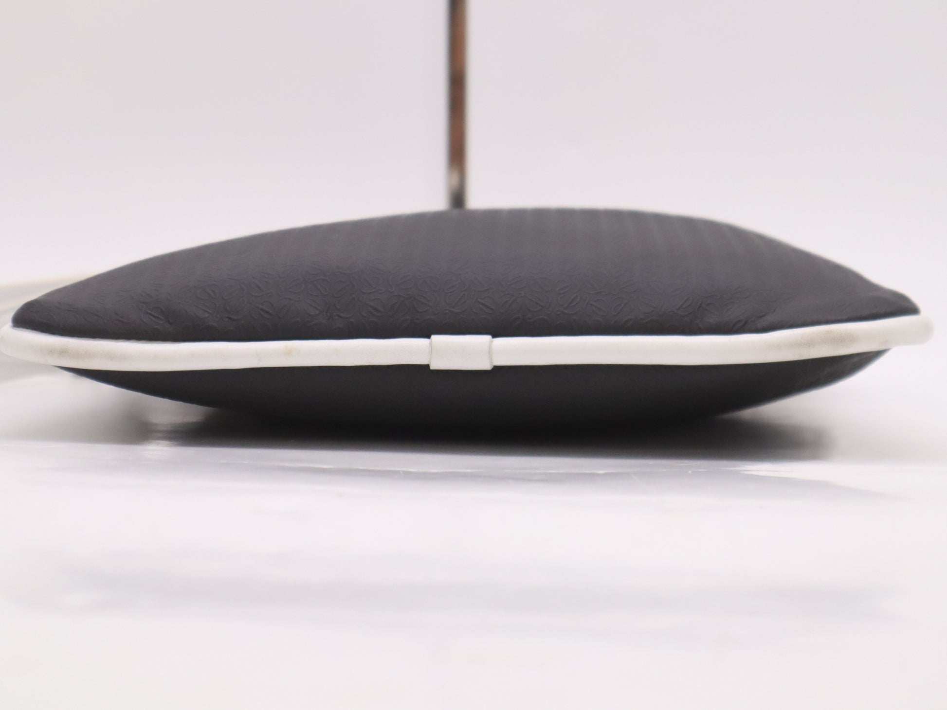 LOEWE PVC x Leather Shoulder Bag Black White Shoulder Bag