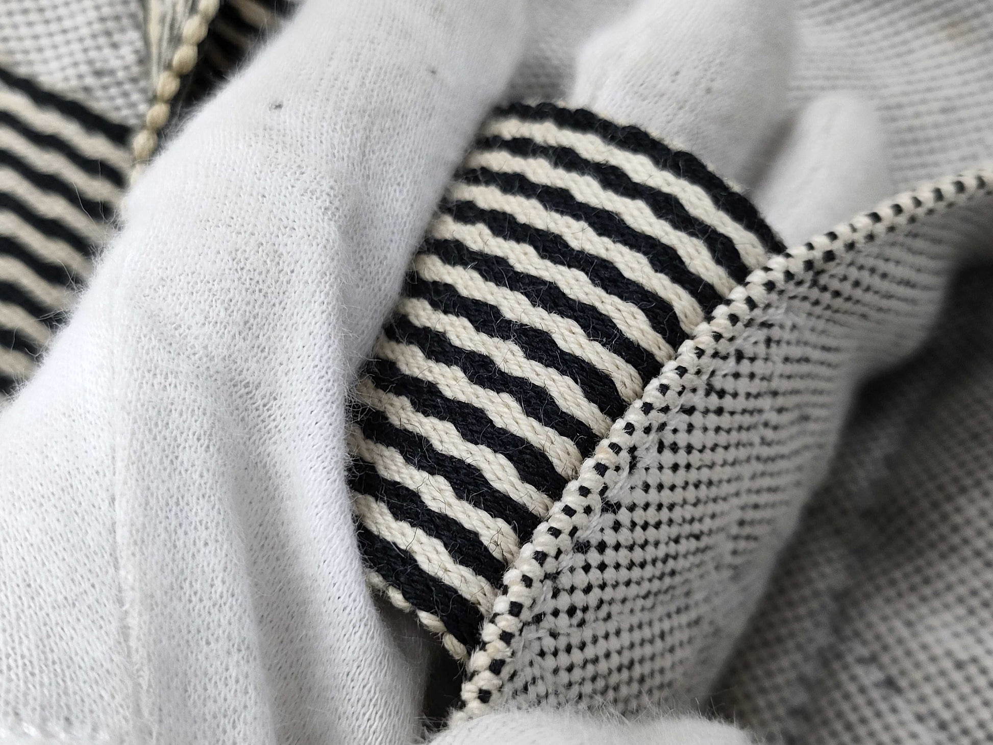 HERMES New Foule Tote Bag MM Canvas Gray Handbag