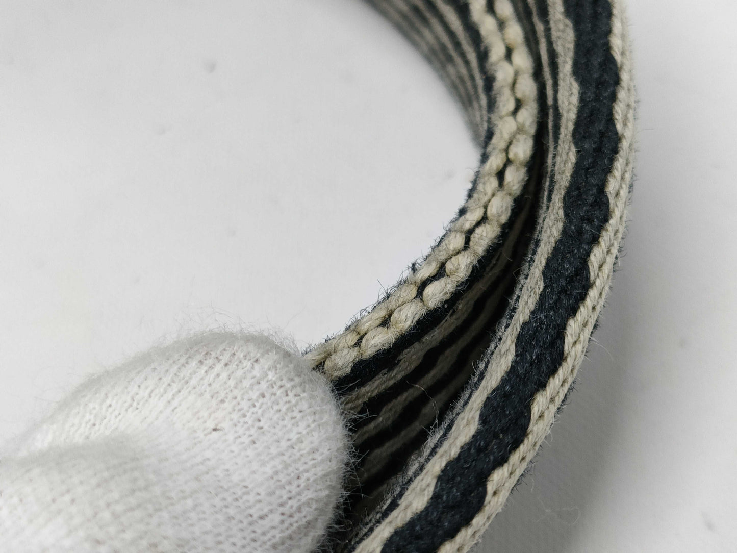 HERMES New Foule Tote Bag MM Canvas Gray Handbag