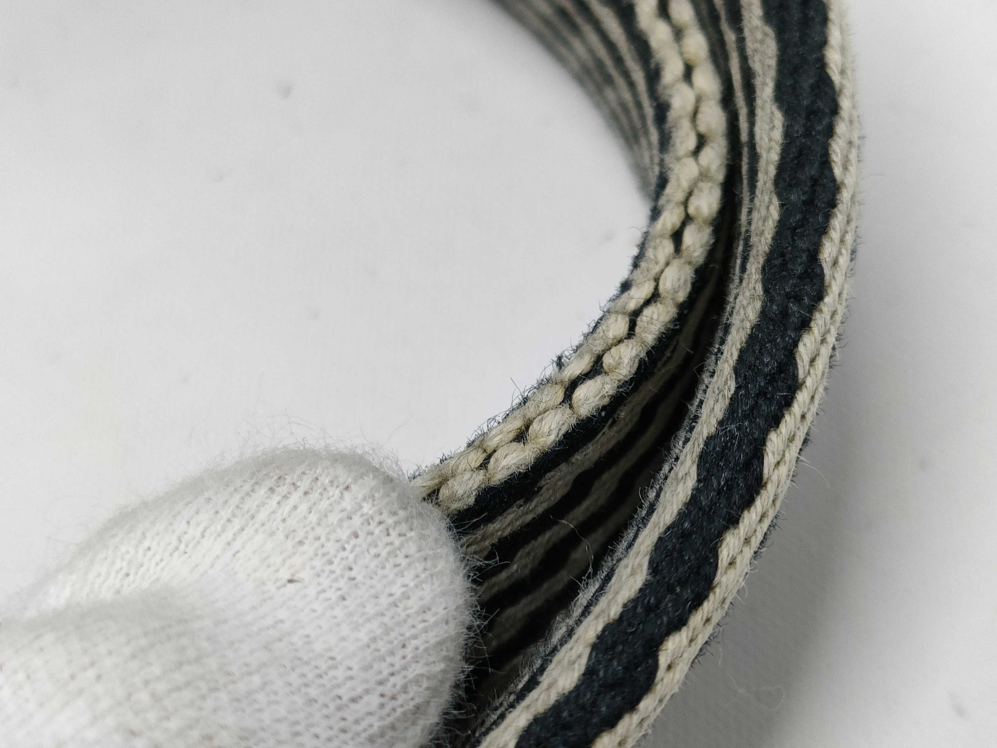 HERMES New Foule Tote Bag MM Canvas Gray Handbag