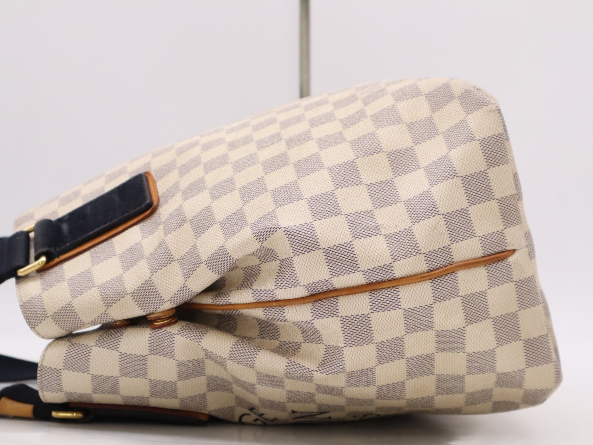 LOUIS VUITTON N41179 Azur Plan Soleil Cabas PM Tote Bag with Pouch