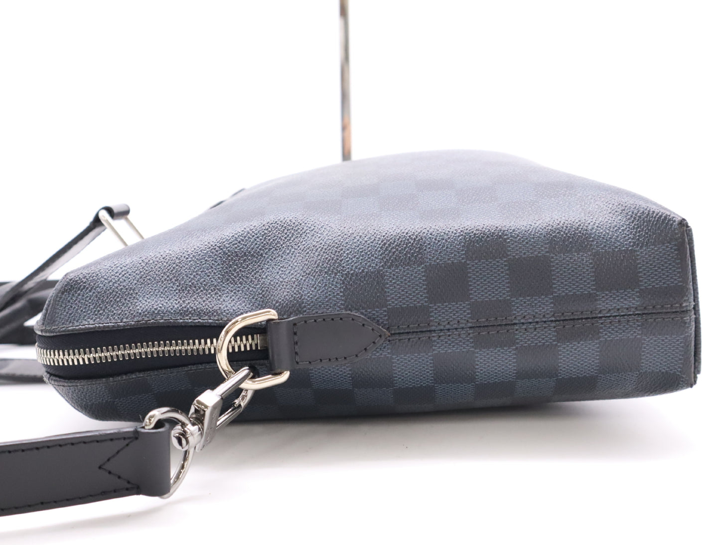 LOUIS VUITTON N42241 Damier Cobalt PDJ Porte Documenta Menjour Business Bag with Shoulder Strap