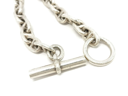 HERMES SV925 Chaine d'Ancre MM Bracelet 58.3g Bracelet/Bangle