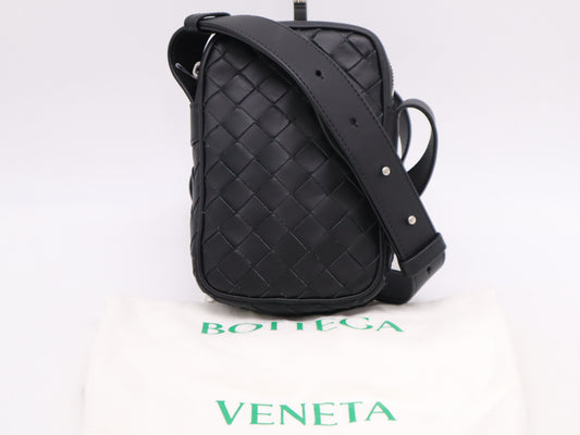 BOTTEGA VENETA 743214 Calfskin Calfskin Cassette Mini Crossbody Bag with Storage Bag Shoulder Bag