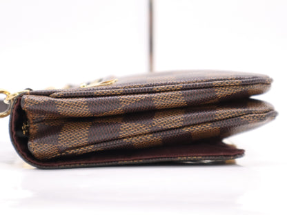 LOUIS VUITTON N41257 Damier Hoxton PM Shoulder Bag with Shoulder Strap