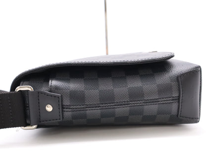 LOUIS VUITTON N40349 Graphite District PM NV2 RFID Confirmed Shoulder Bag