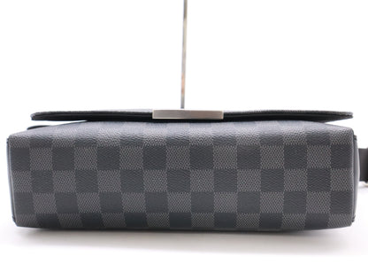LOUIS VUITTON N40349 Graphite District PM NV2 RFID Confirmed Shoulder Bag