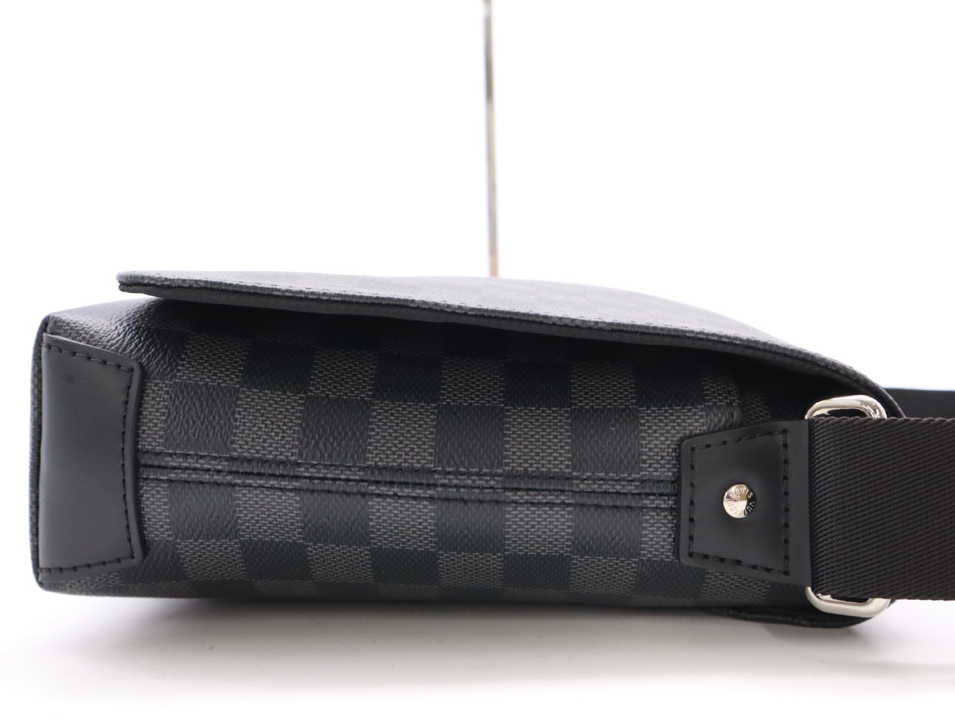 LOUIS VUITTON N40349 Graphite District PM NV2 RFID Confirmed Shoulder Bag