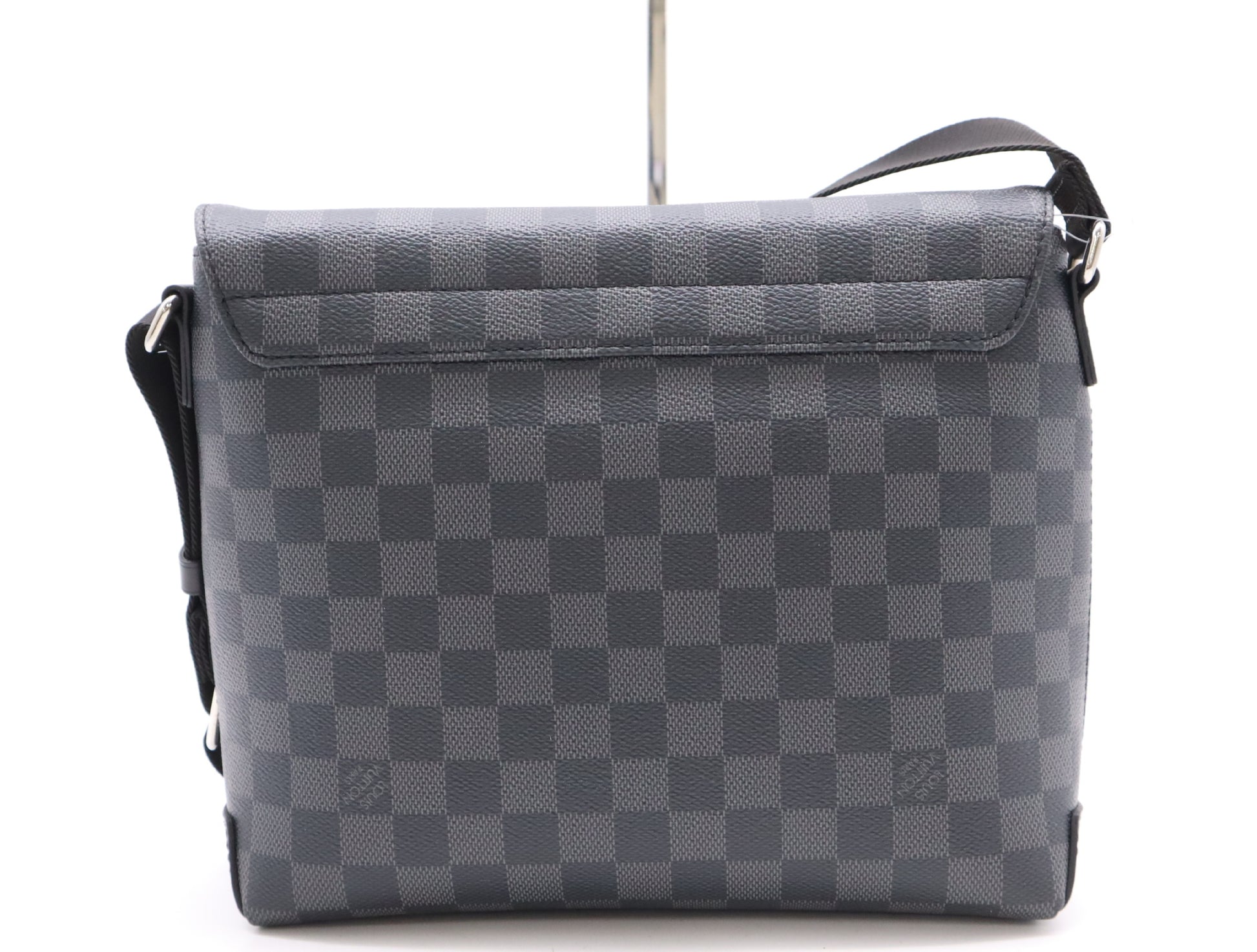 LOUIS VUITTON N40349 Graphite District PM NV2 RFID Confirmed Shoulder Bag