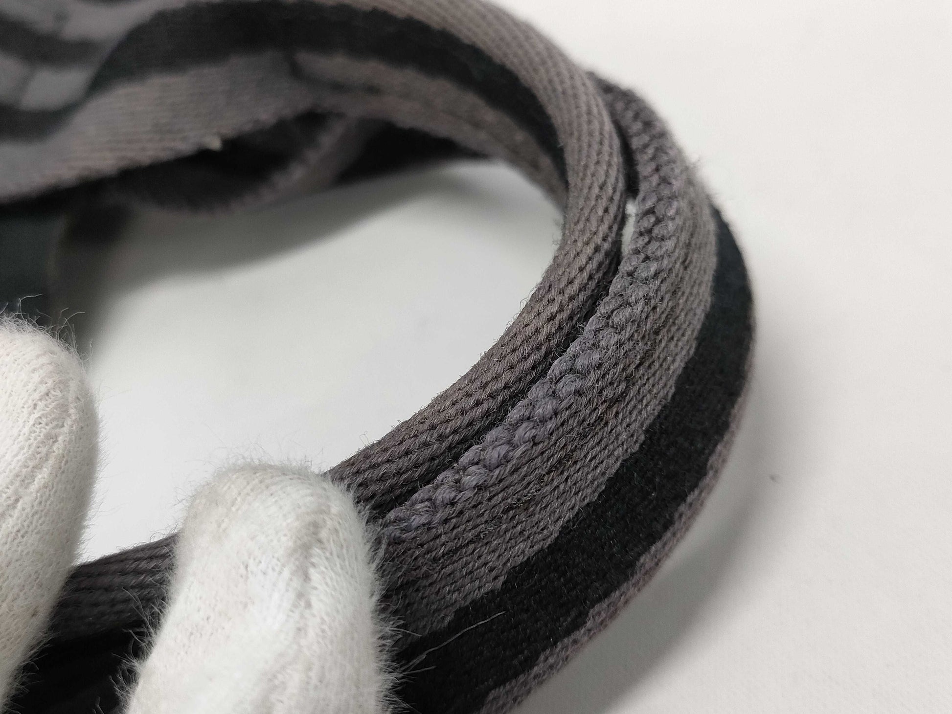 HERMES Four Tou PM Handbag Canvas Black Handbag