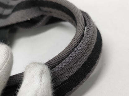 HERMES Four Tou PM Handbag Canvas Black Handbag