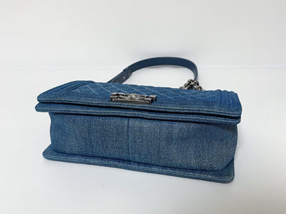 CHANEL Boy Chanel Denim No. 17 Shoulder Bag