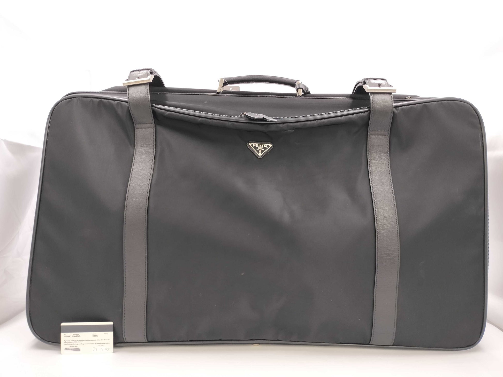 PRADA Prada Triangle Logo Carry Bag Suitcase Carry Bag