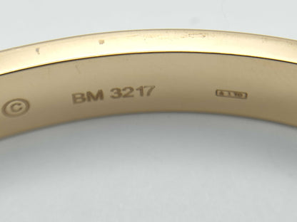 BVLGARI Old Love Breath #17 YG 750 30.1g Bracelet Bangle 