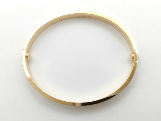 BVLGARI Old Love Breath #17 YG 750 30.1g Bracelet Bangle 