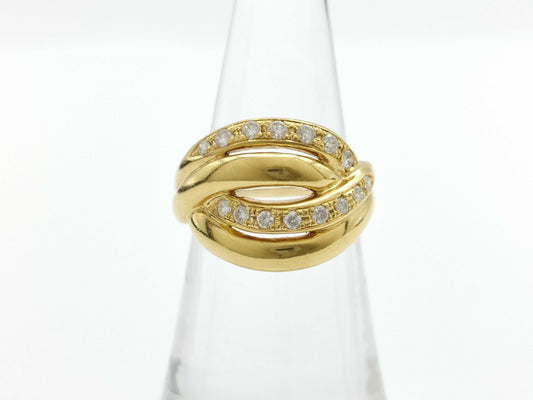 TASAKI D0.34ct K18 6.6g Ring 